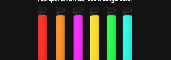 Pourquoi la « Puff », nouvelle cigarette électronique jetable est-elle si dangereuse ?
